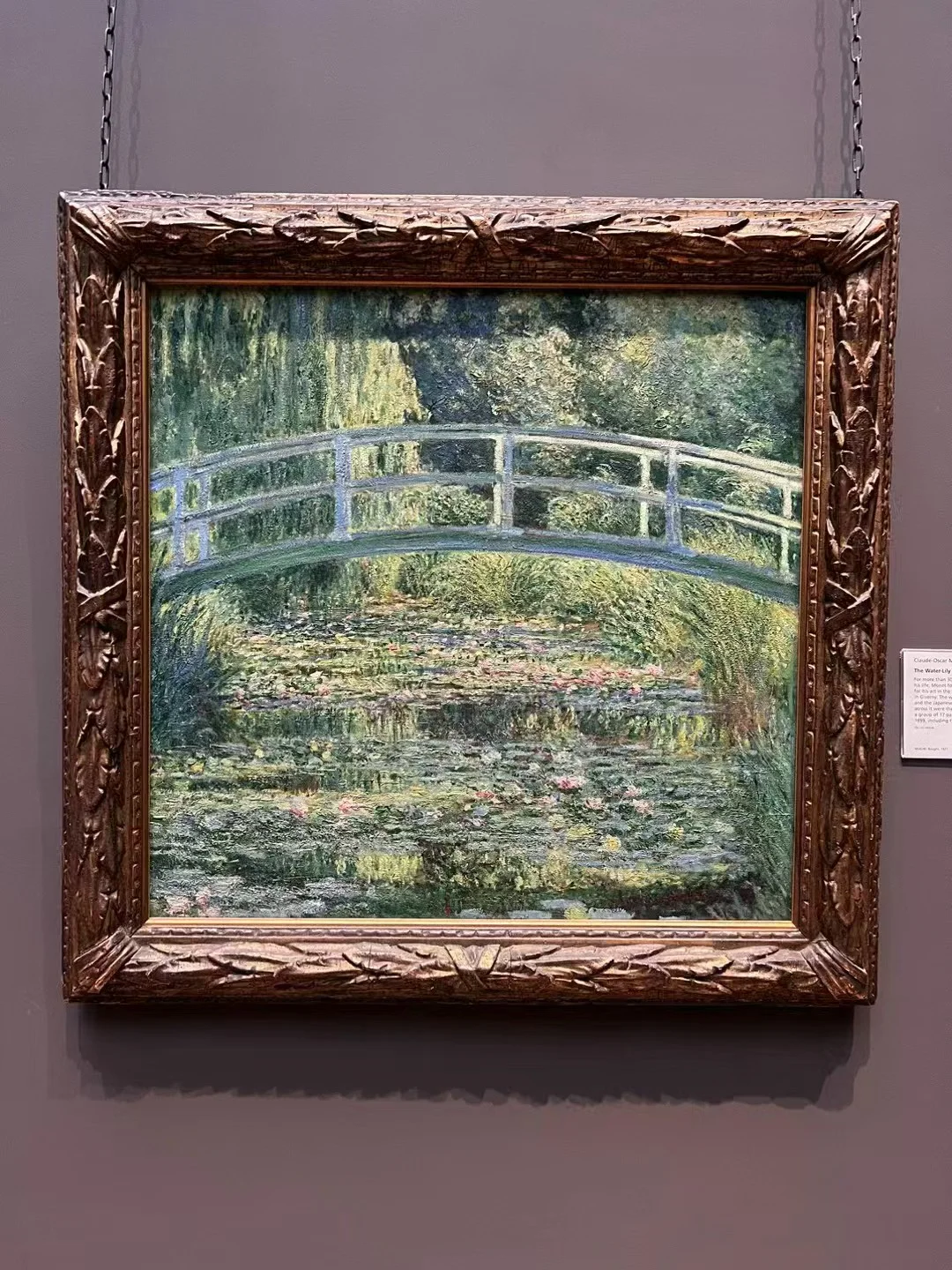 感受 National Gallery 里的莫奈梵高的笔法